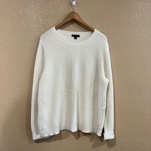 J. Crew Fisherman crewneck sweater in cotton-cashmere Size XXL